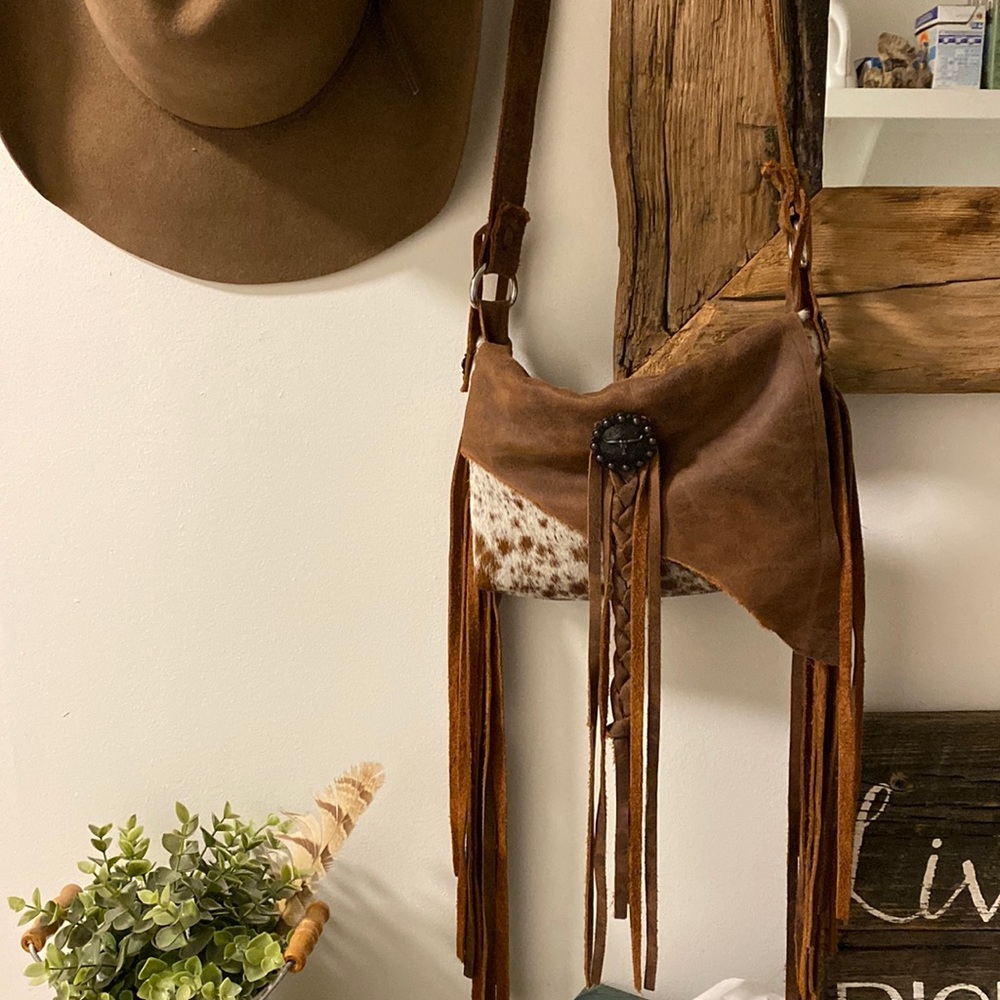 Cowhide Crossbody